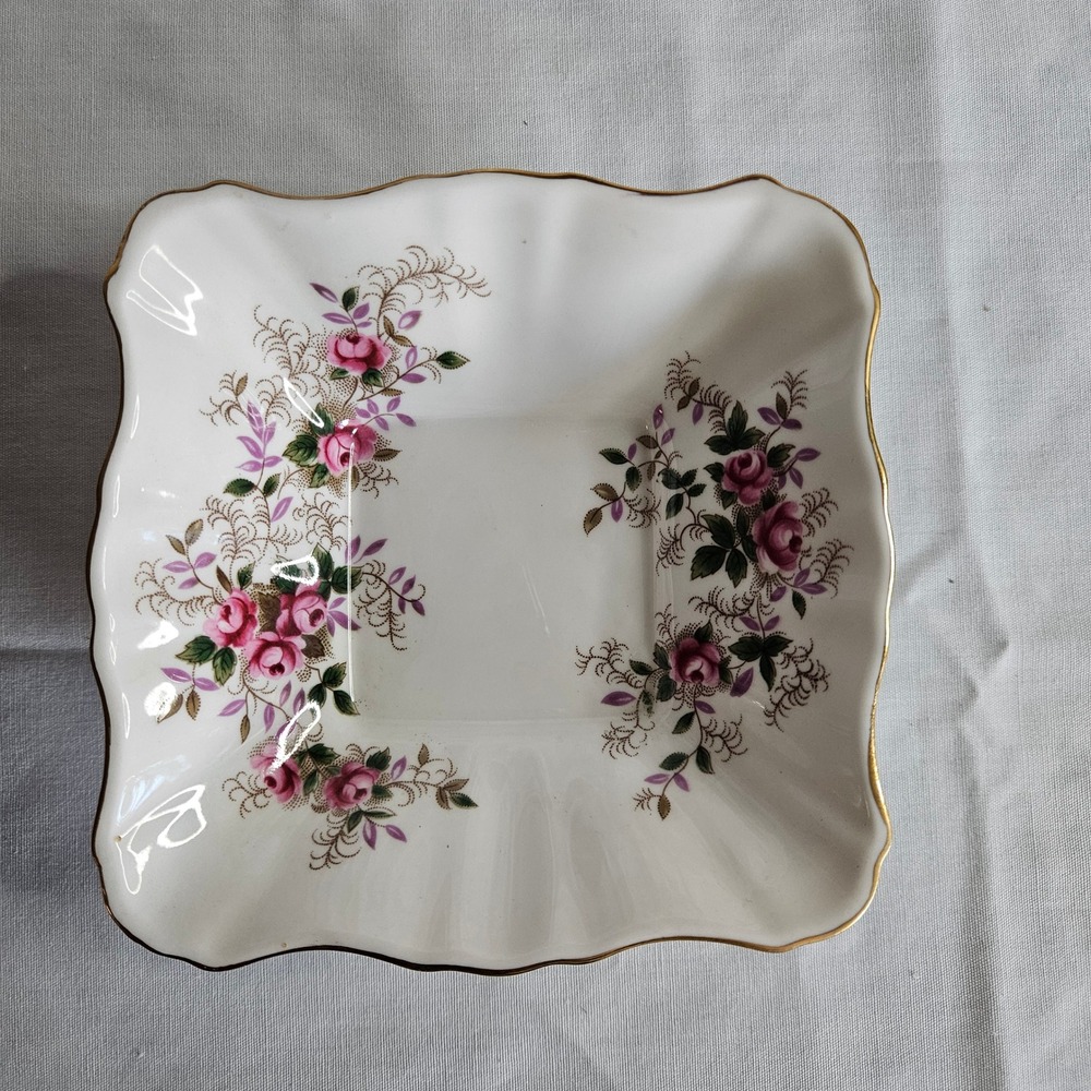 Royal Albert Bone China Lavender Rose  Nut Candy Dish